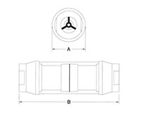 Bi-directional Variable Area Flow Meter_drawing