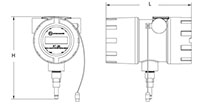 RT-30SD – Flow Transmitter with Local Display_drawing2